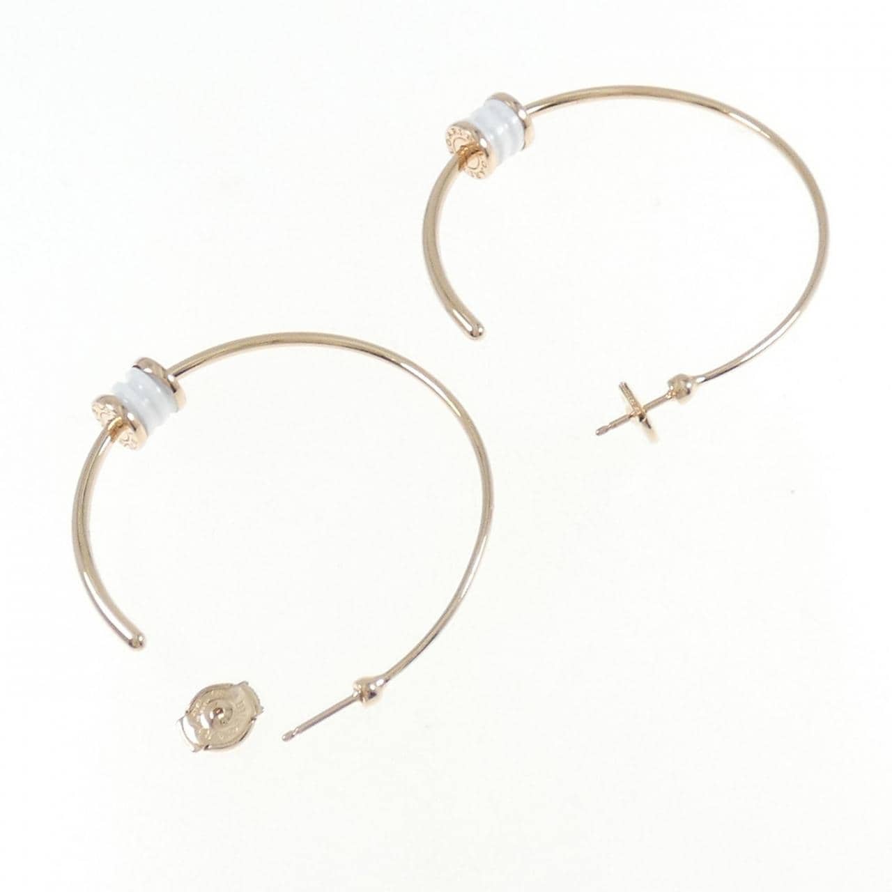 BVLGARI 750YG/陶瓷耳環