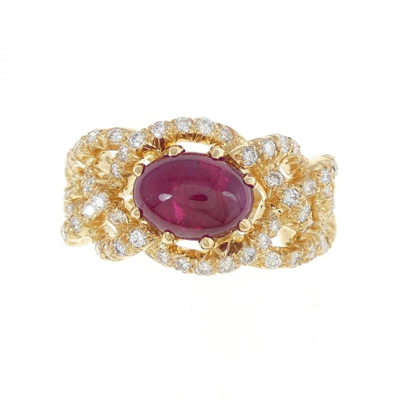 750YG Ruby Ring 1.86CT