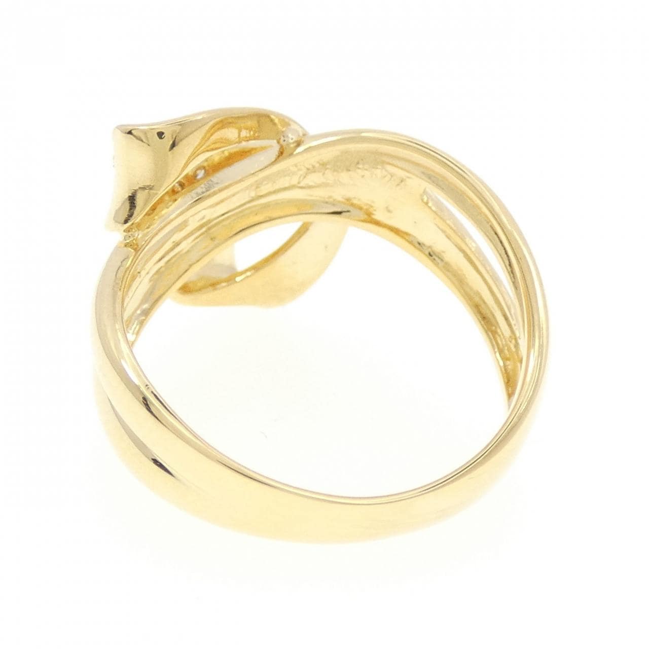 K18YG ダイヤモンド リング 0.12CT