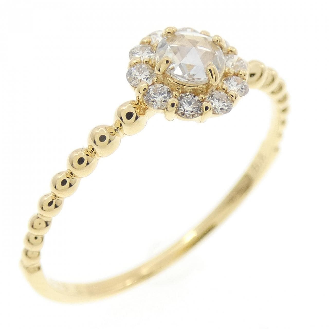 K18YG ダイヤモンド リング 0.10CT
