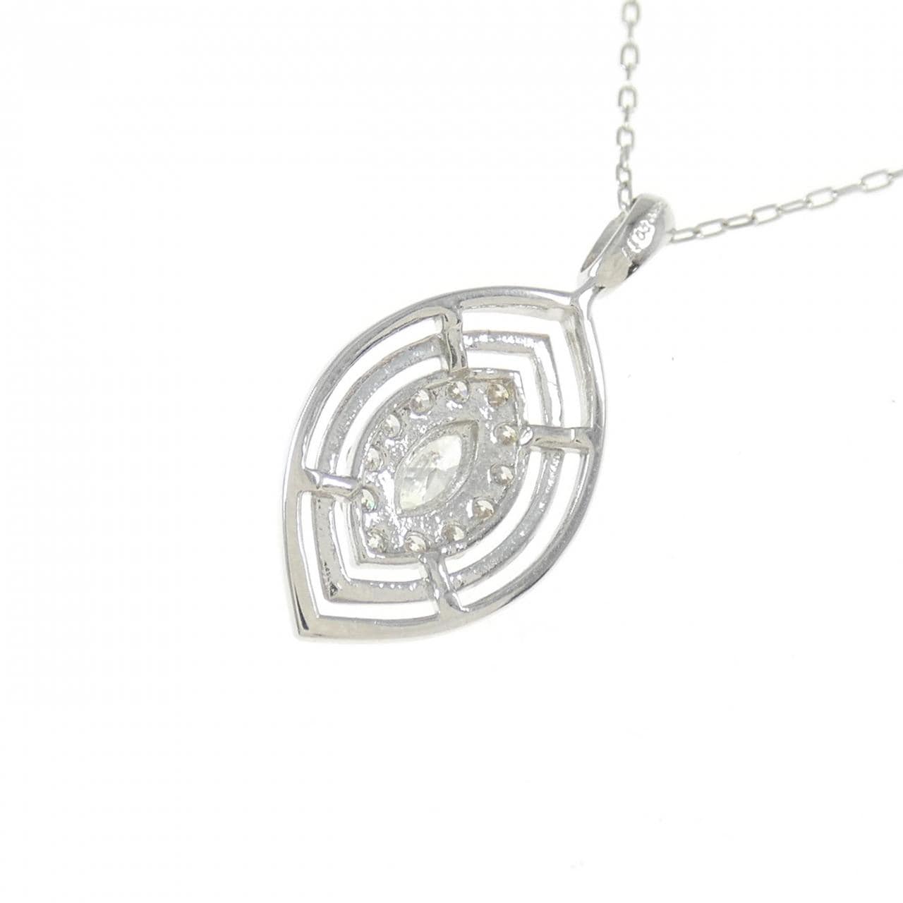 【新品】PT ダイヤモンド ネックレス 0.17CT