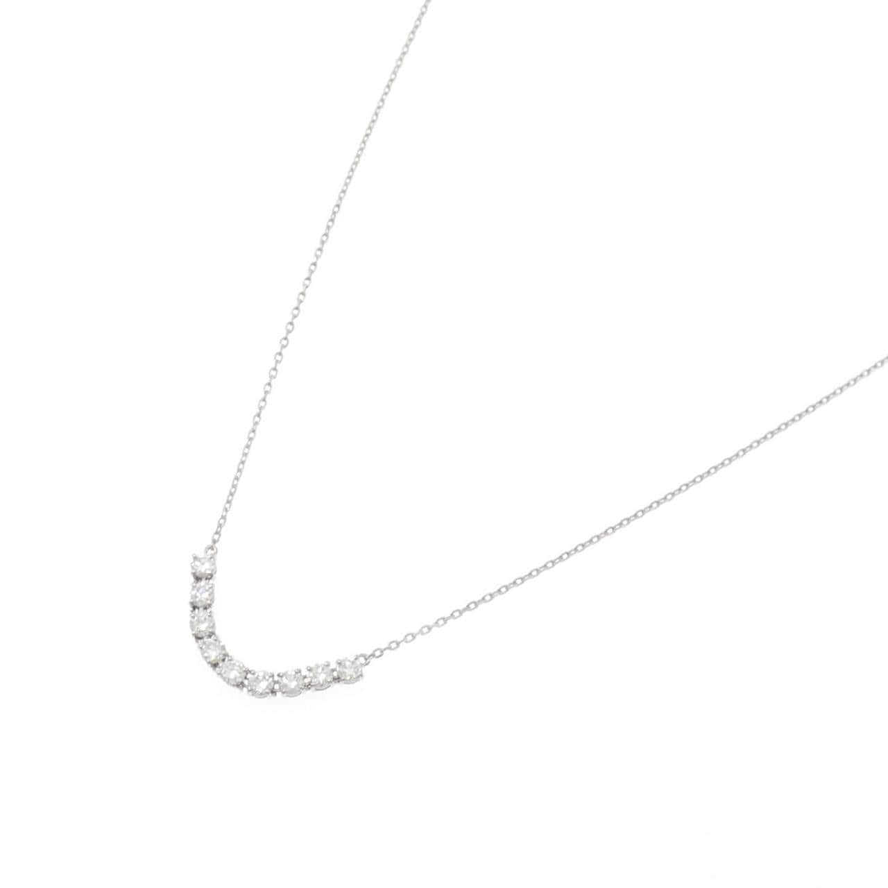 K18WG ダイヤモンド ネックレス 0.501CT
