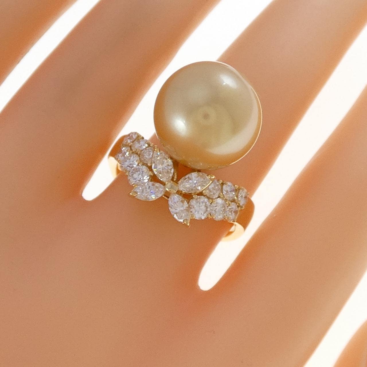 タサキ 白蝶パール リング 13.7mm