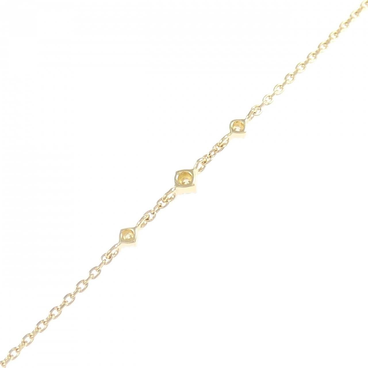 アガット ダイヤモンド ブレスレット 0.03CT