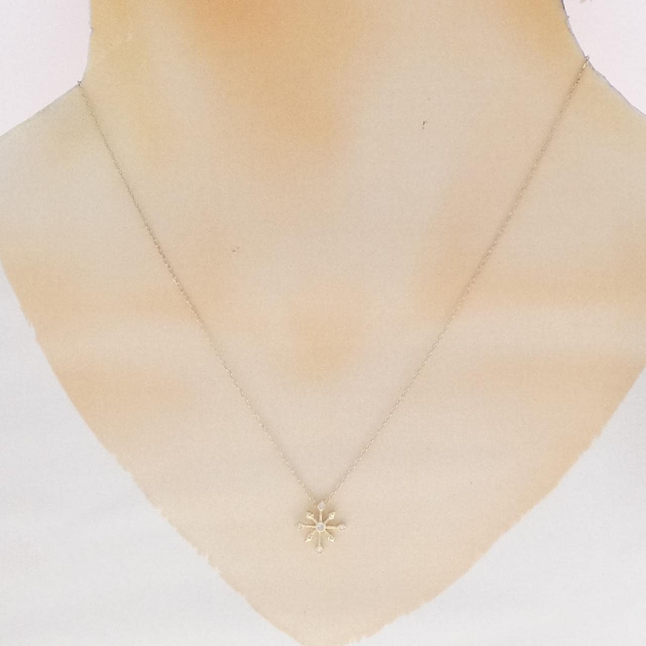 K10YG ダイヤモンド ネックレス