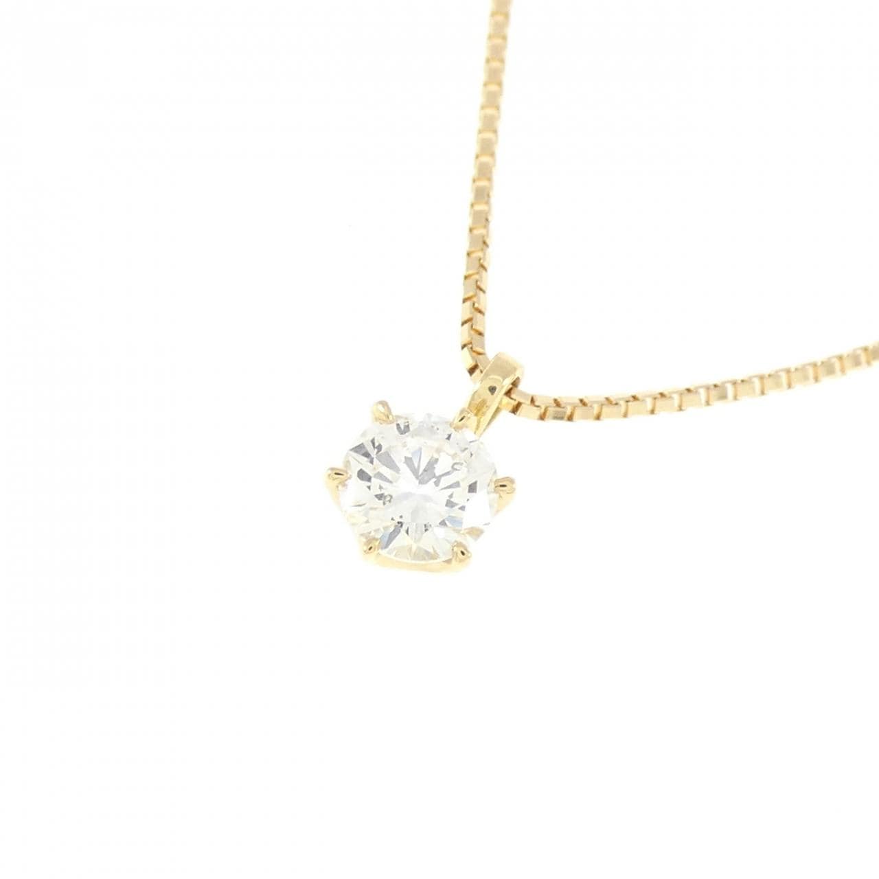 【新品】K18YG ダイヤモンド ネックレス 0.305CT H SI2 VG