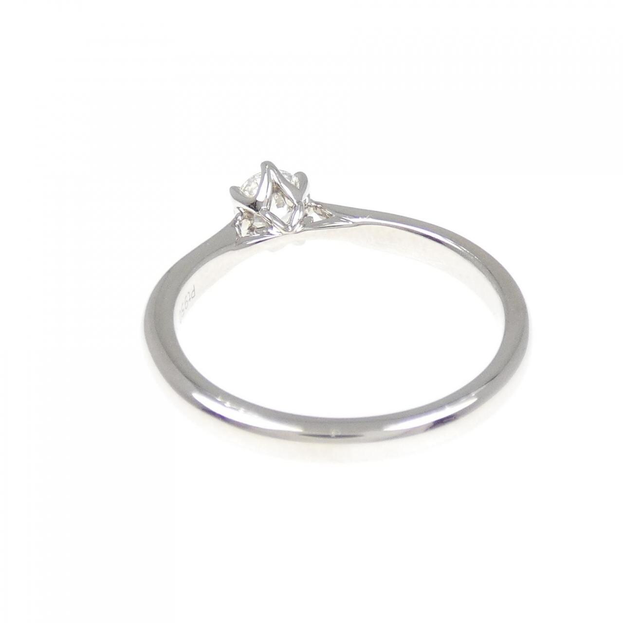 PT950 ダイヤモンド リング 0.263CT F VVS1 3EXT H&C