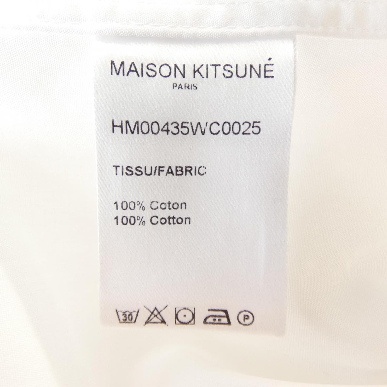 メゾンキツネ MAISON KITSUNE HM00435WC0025 シャツ
