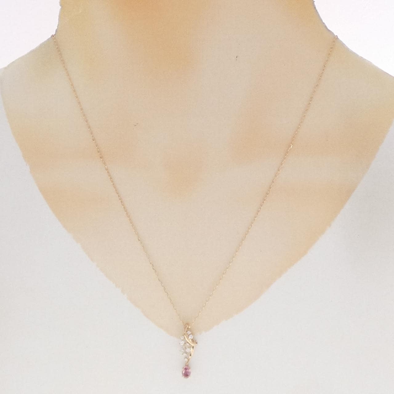 K18PG サファイヤ ネックレス 0.320CT