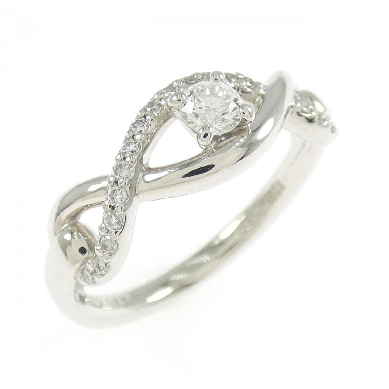 PT950 ダイヤモンド リング 0.170CT