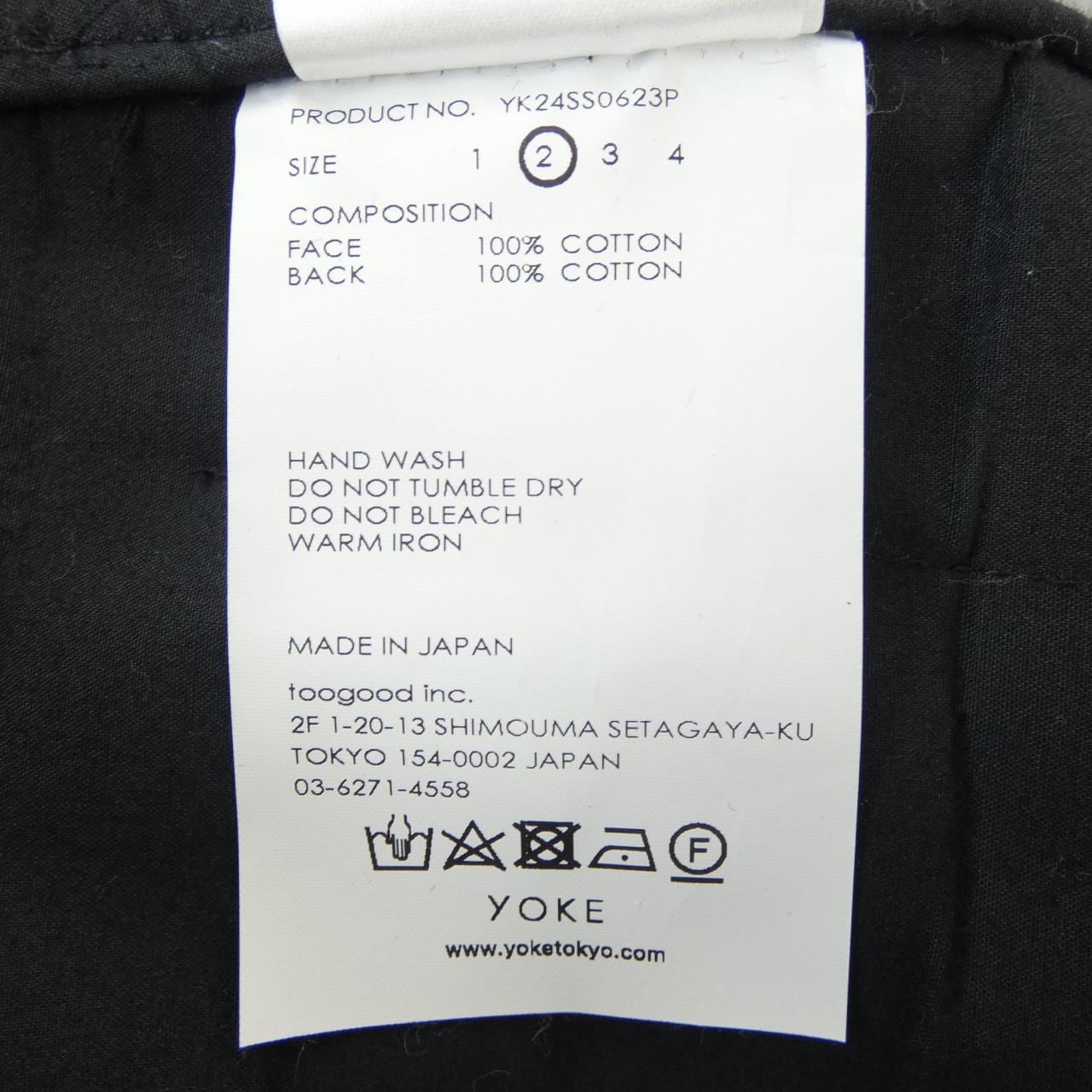 ヨーク YOKE YK24SS0623P パンツ