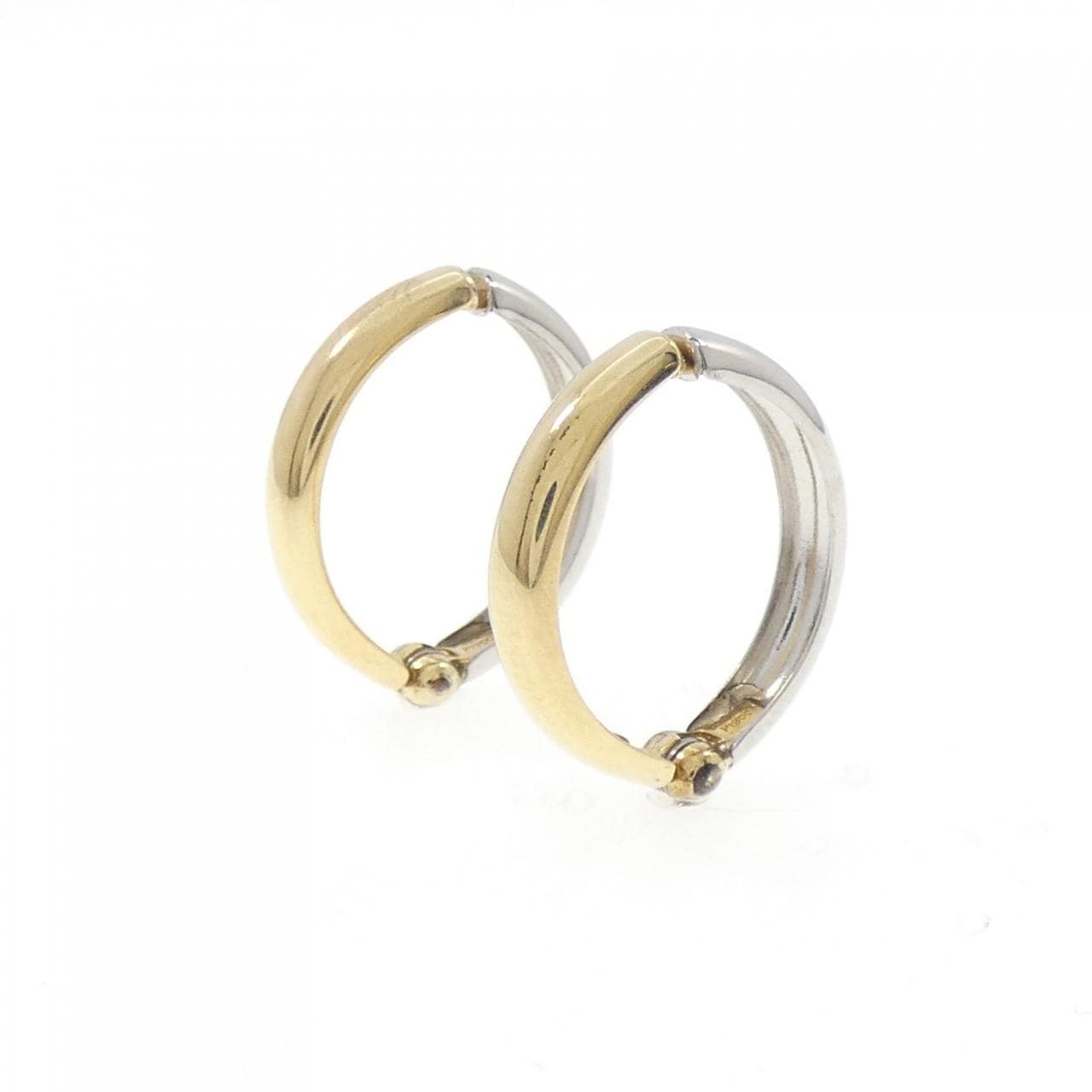 K18YG/PT900 イヤリング