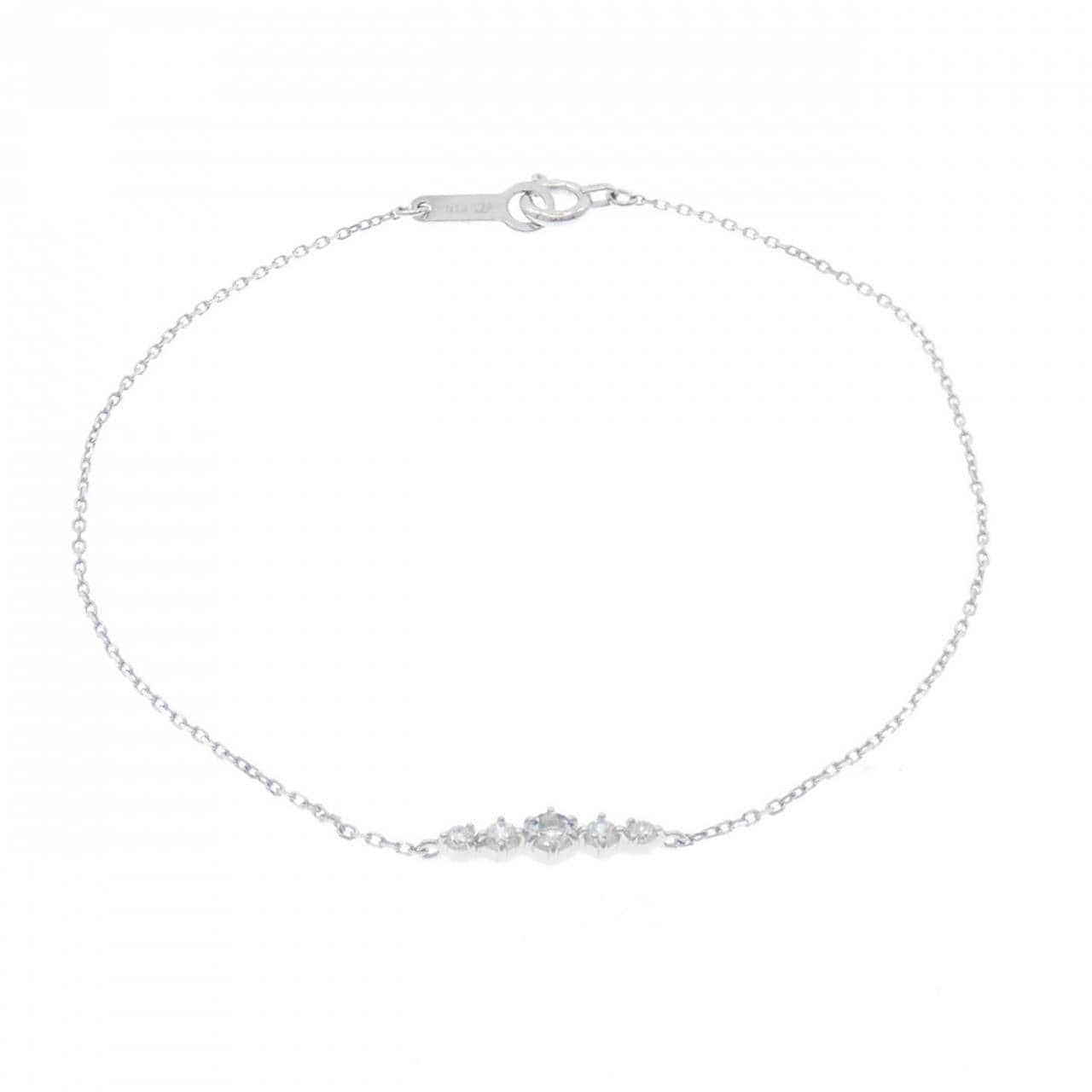 4゜C アクアマリン ブレスレット