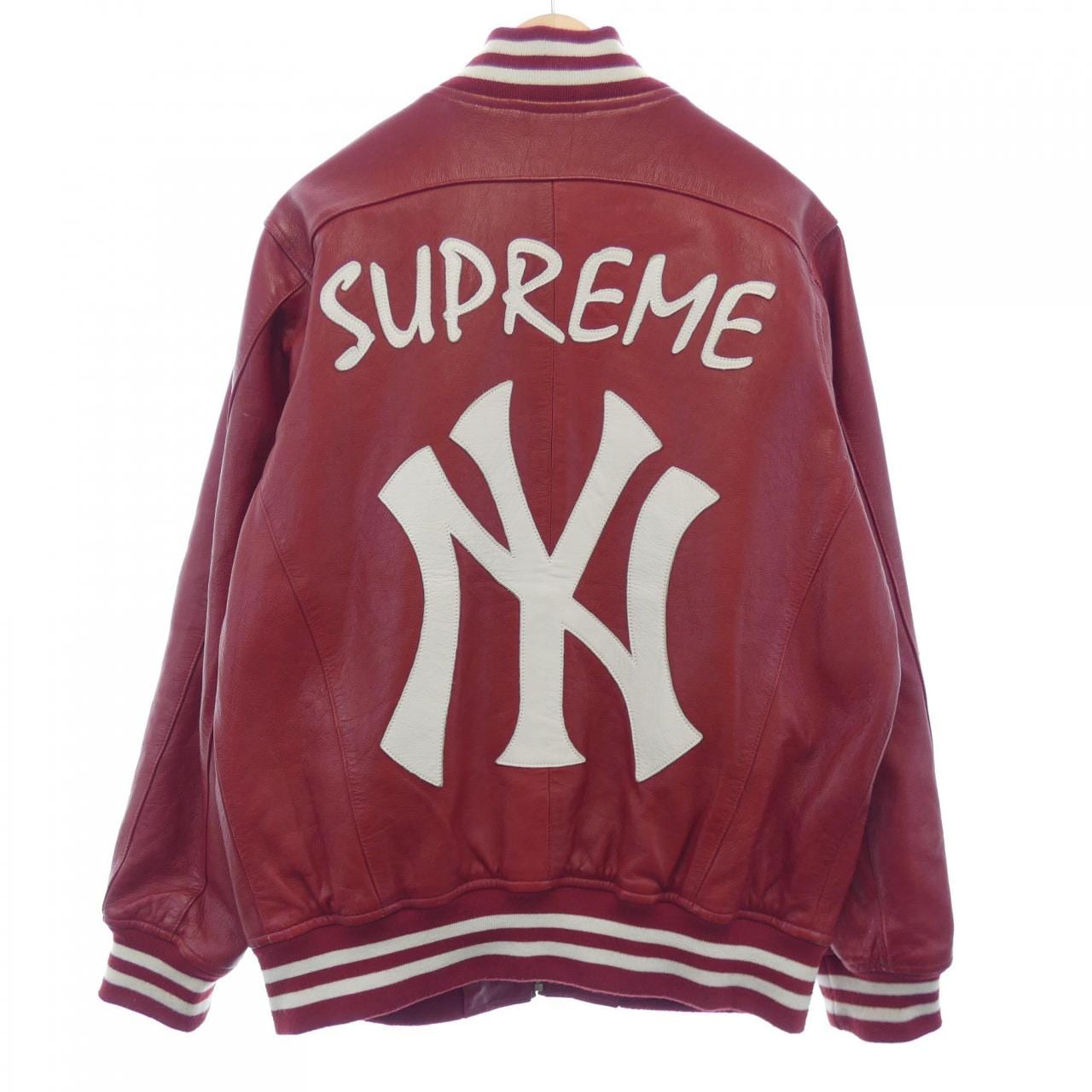 SUPREME皮夹克