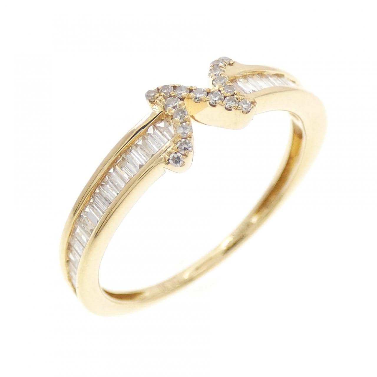 K18YG ダイヤモンド リング 0.30CT