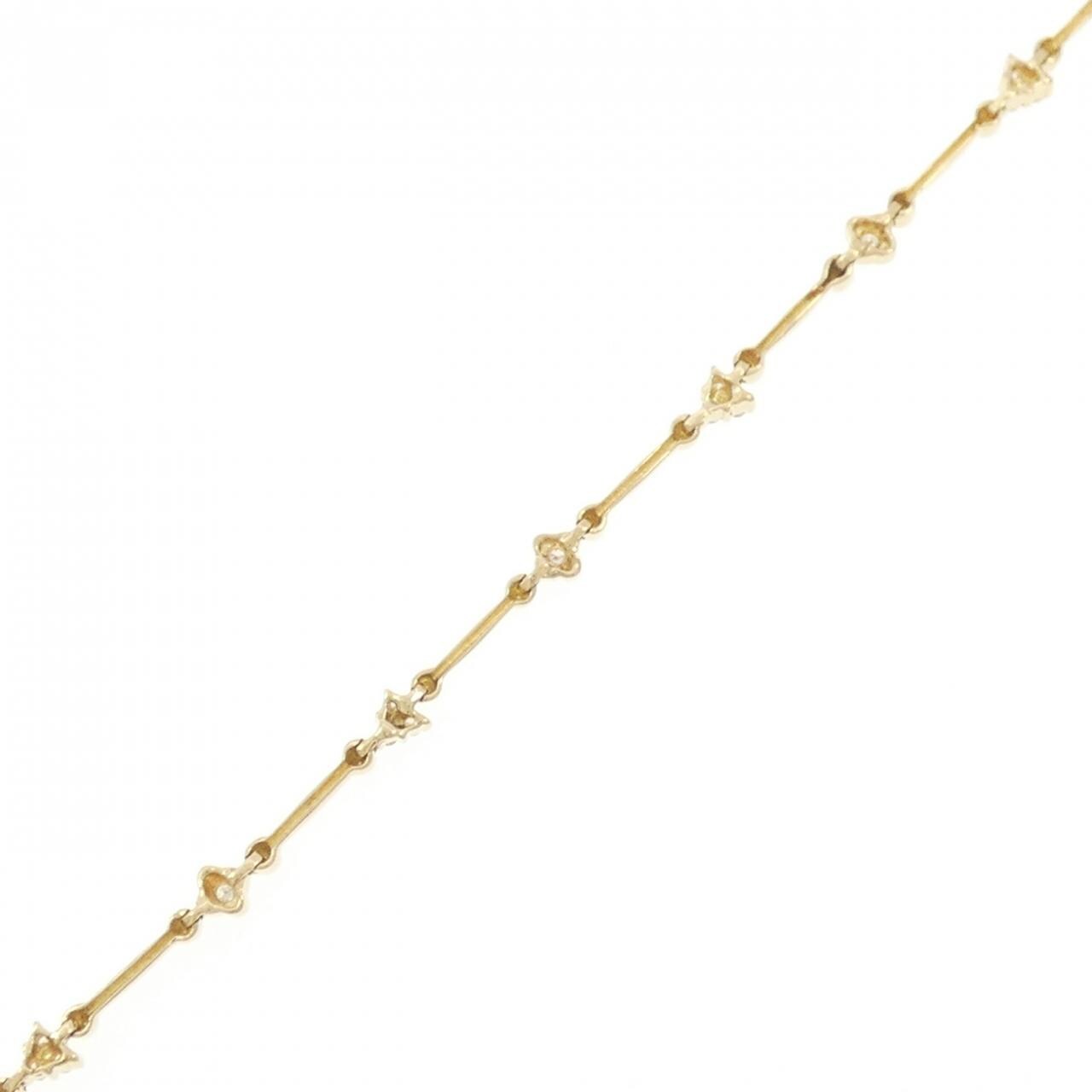 K18YG ダイヤモンド ブレスレット 0.21CT