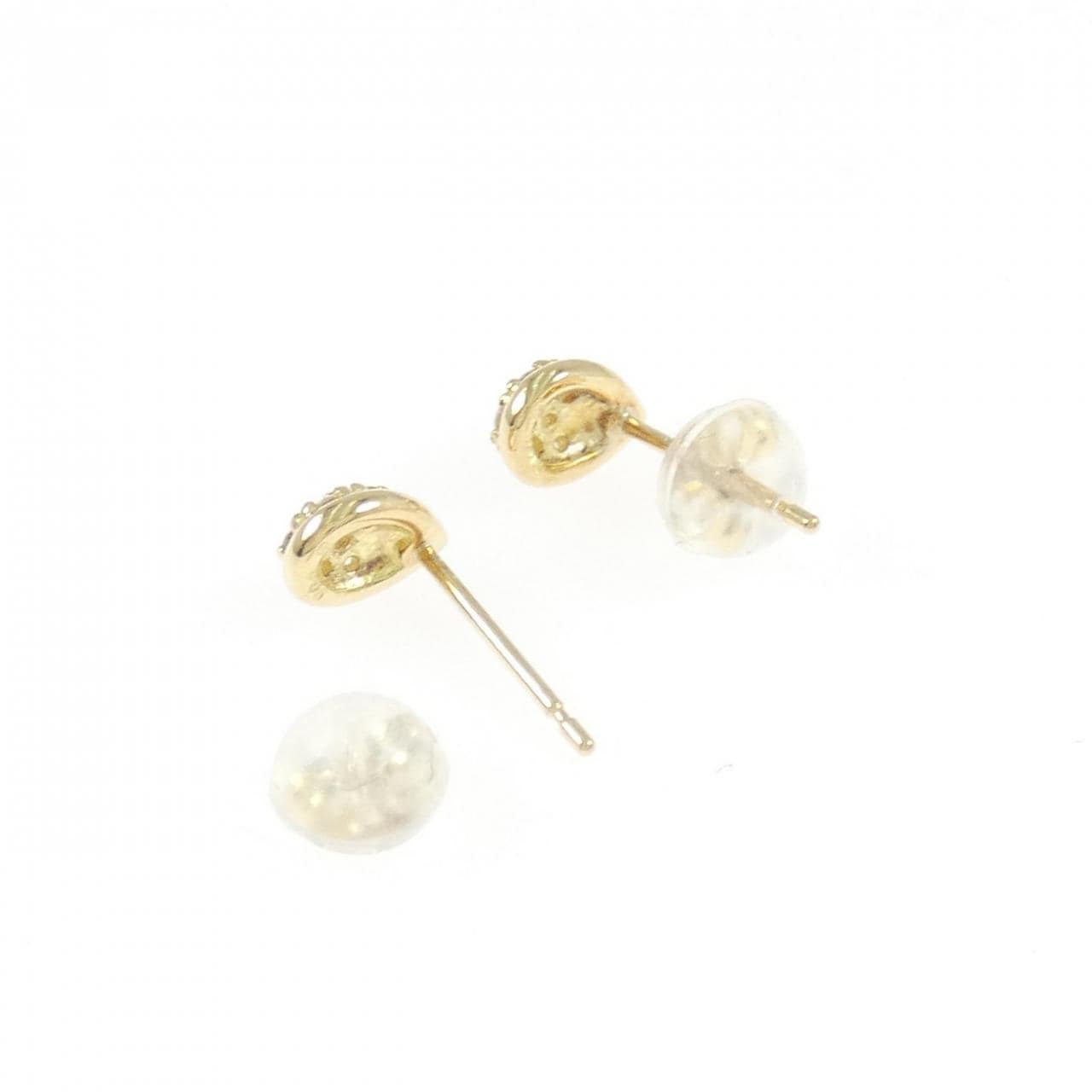 K18YG ダイヤモンド ピアス 0.10CT