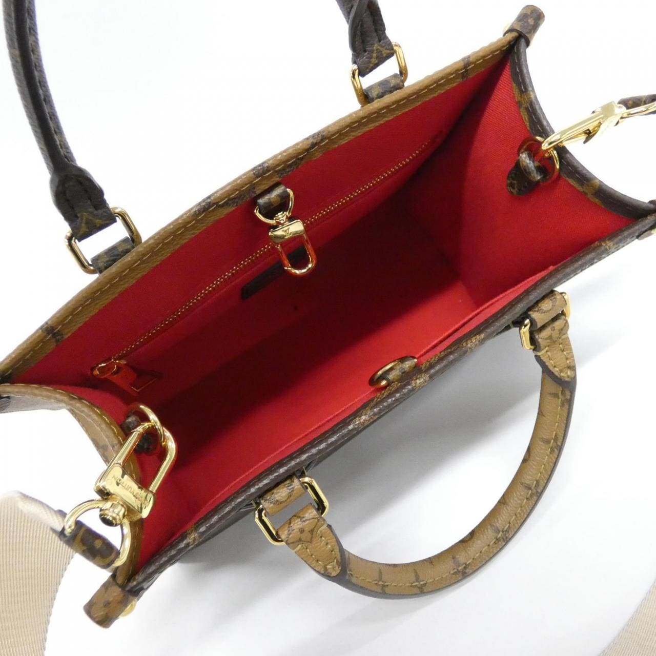 ルイヴィトン モノグラム ジャイアント オンザゴー PM M46373 バッグ