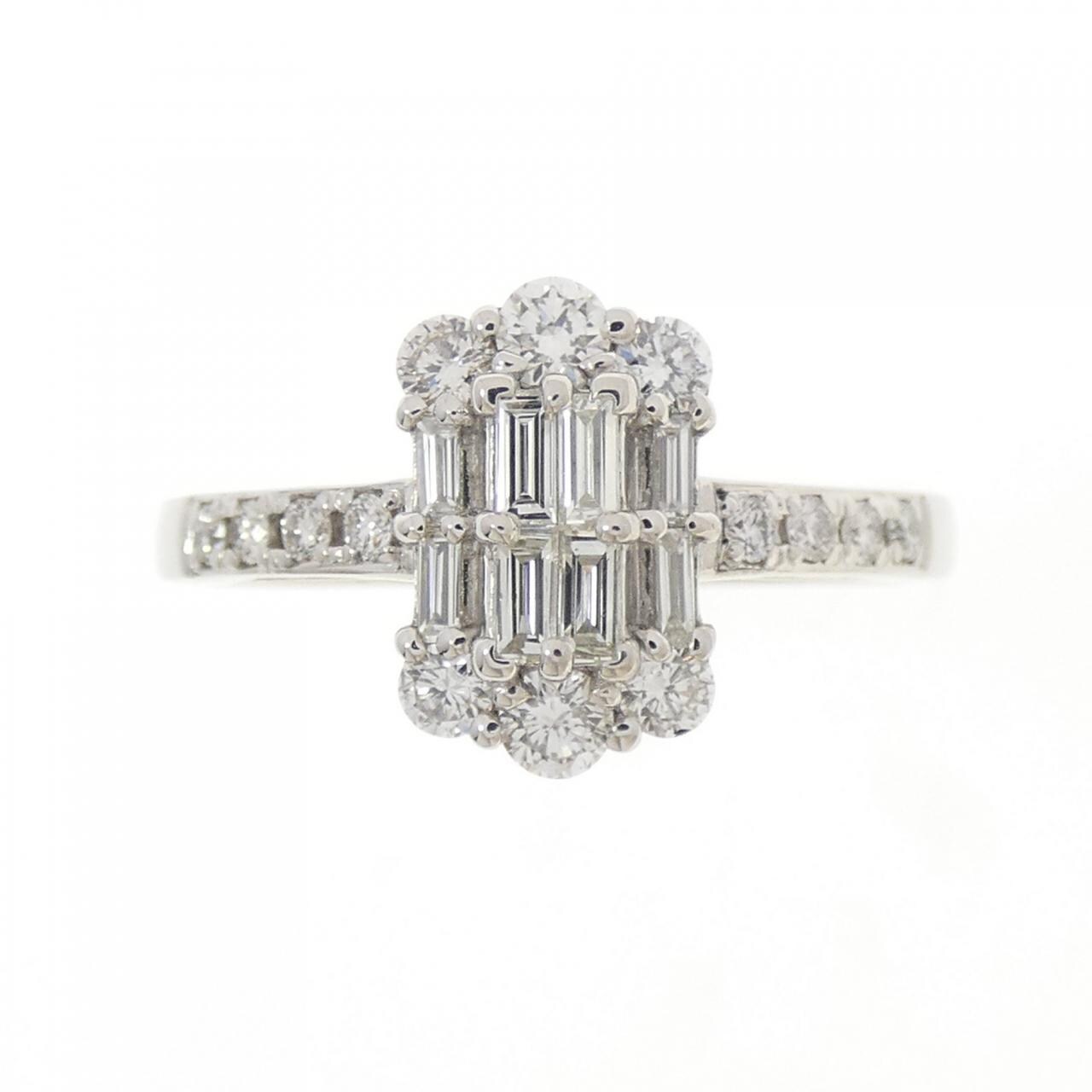 【新品】PT900 ダイヤモンド リング 0.50CT