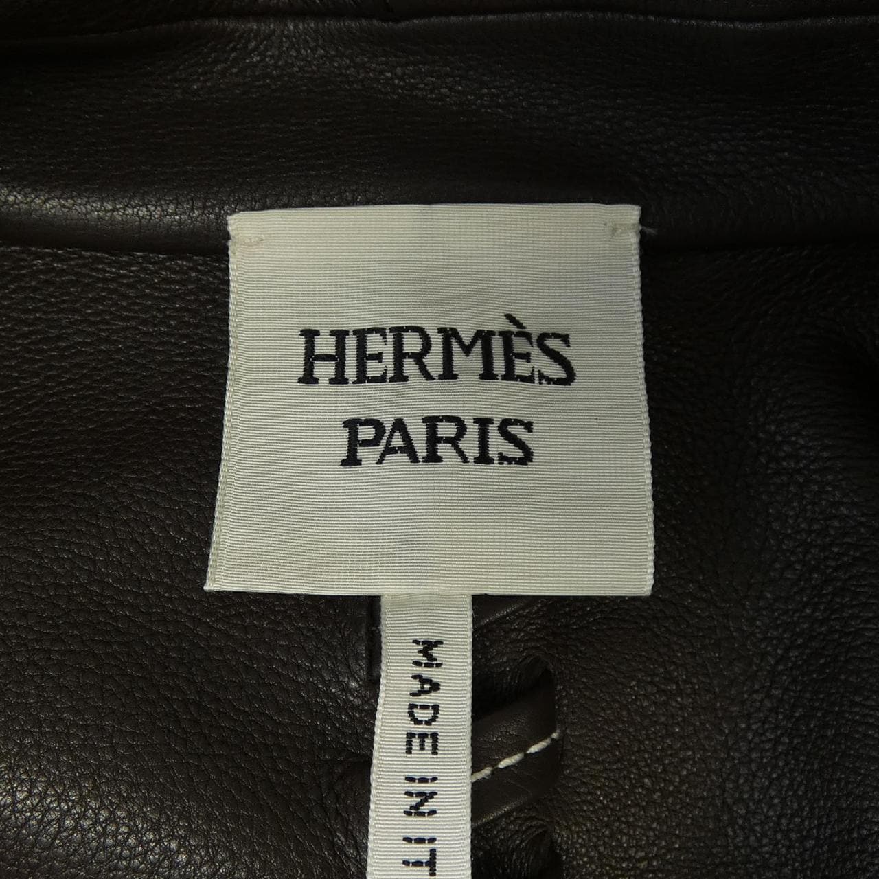 エルメス HERMES *16-7006 レザーコート