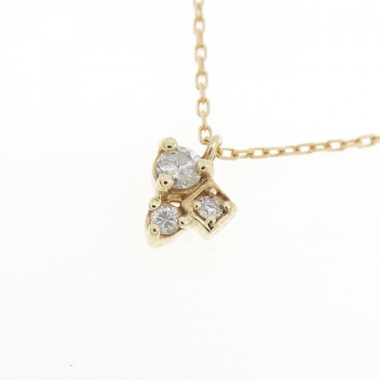 K10YG ダイヤモンド ネックレス 0.07CT