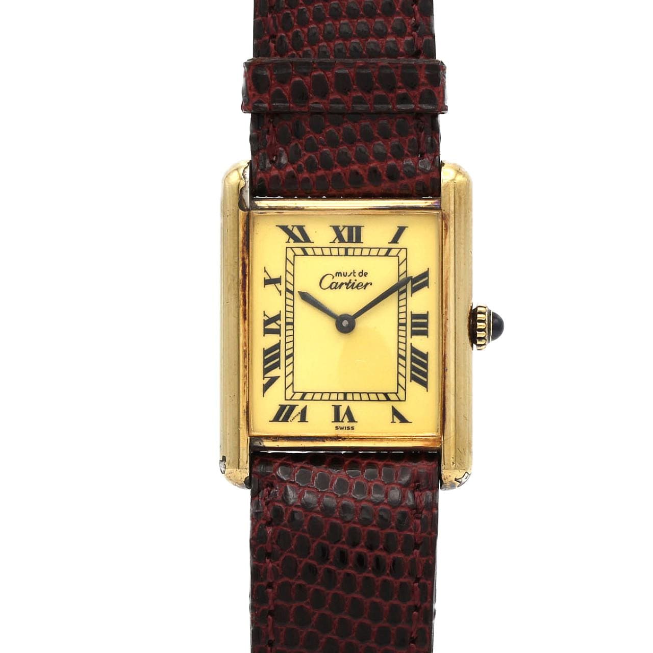 【ノーメンテナンス還元価格】カルティエ マストタンクLM GP GP 手巻