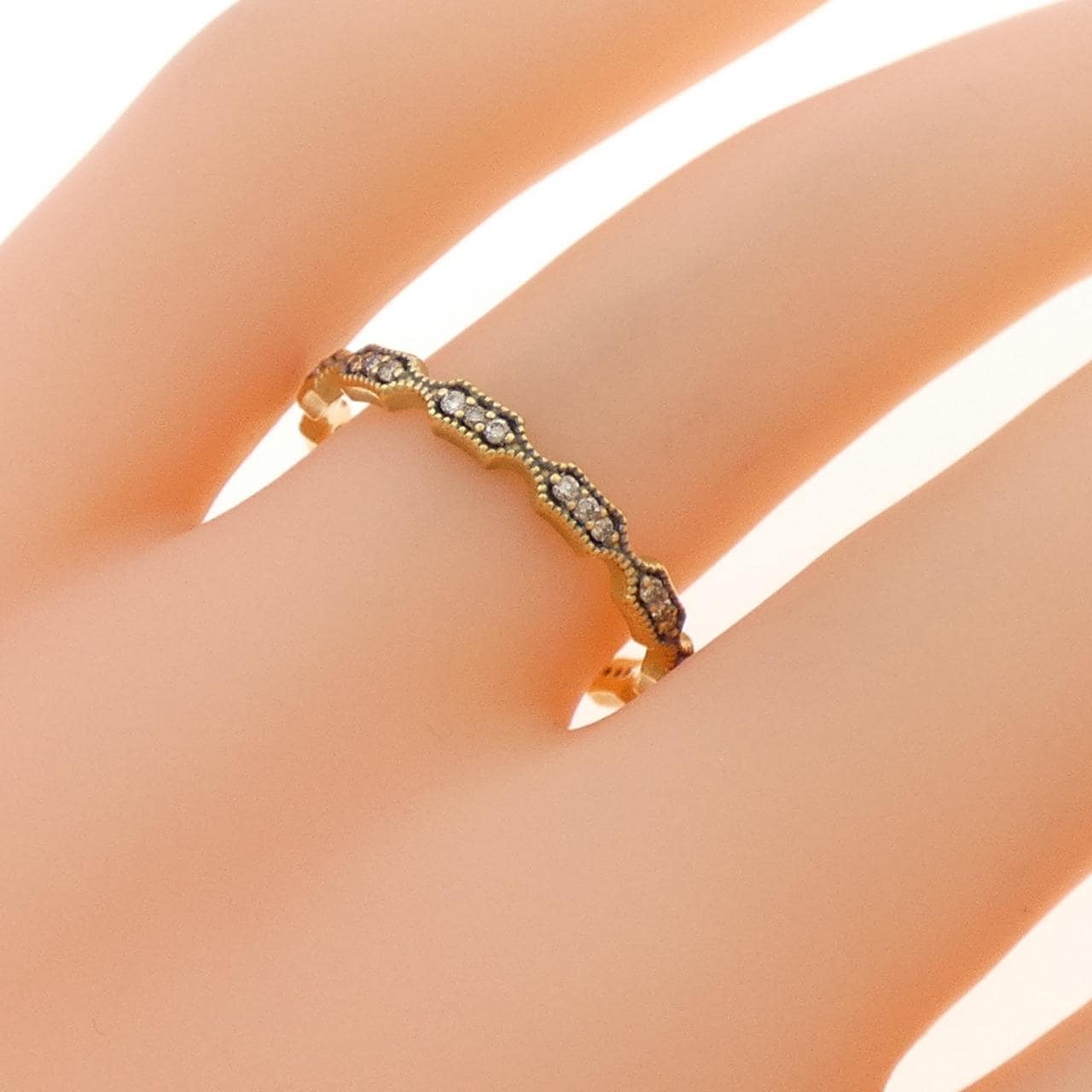 18KYG/18KBG ダイヤモンド リング