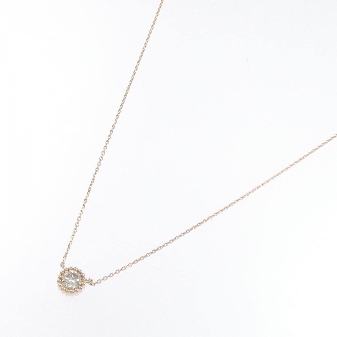 K18PG ダイヤモンド ネックレス 0.30CT