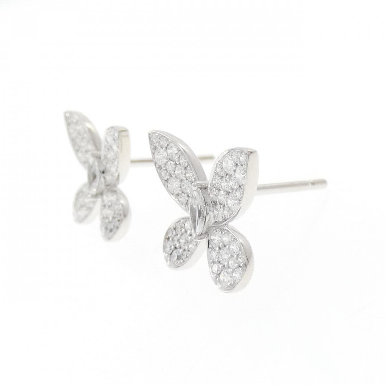 グラフ パヴェ バタフライ ピアス