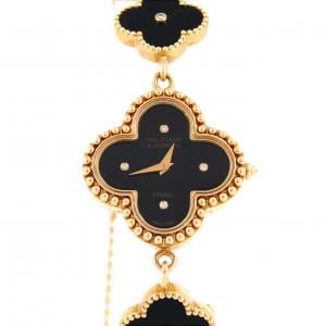 ヴァンクリーフ&アーペル アルハンブラ YG･4P 122974 YG クォーツ