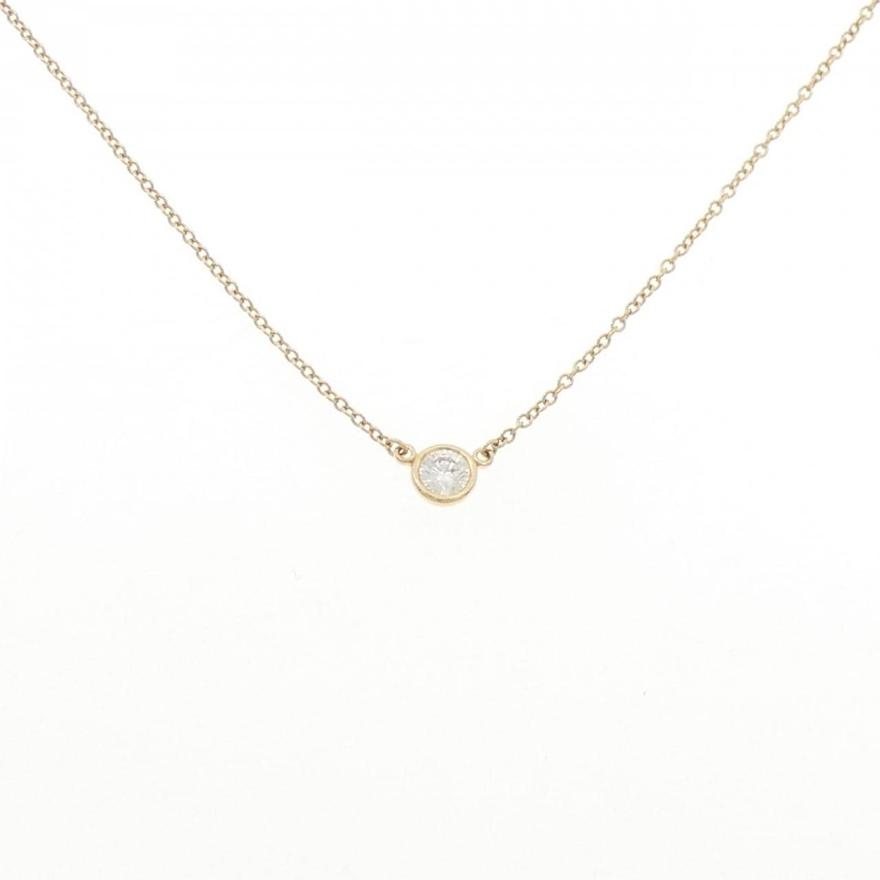 ティファニー バイザヤード ネックレス 0.19CT I VVS1 EXT