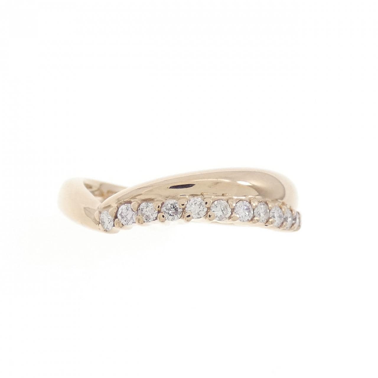 K18PG粉色钻石指0.14CT