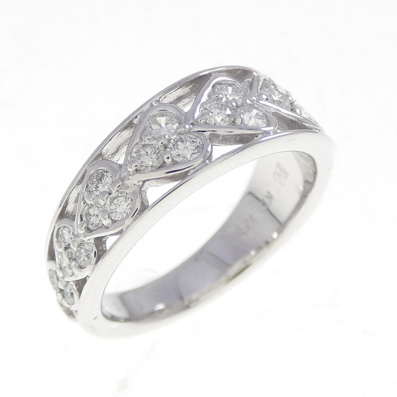 ポンテヴェキオ ハート ダイヤモンド リング 0.36CT