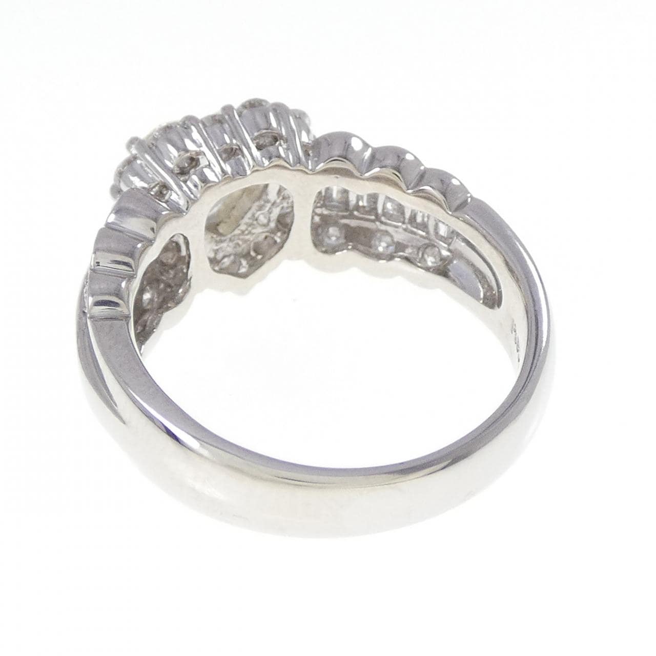 PT900 ハート ダイヤモンド リング 1.028CT