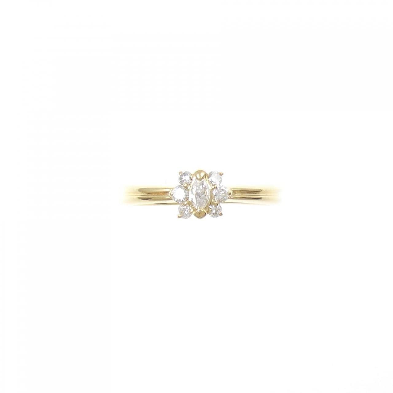 K18YG ダイヤモンド リング 0.21CT