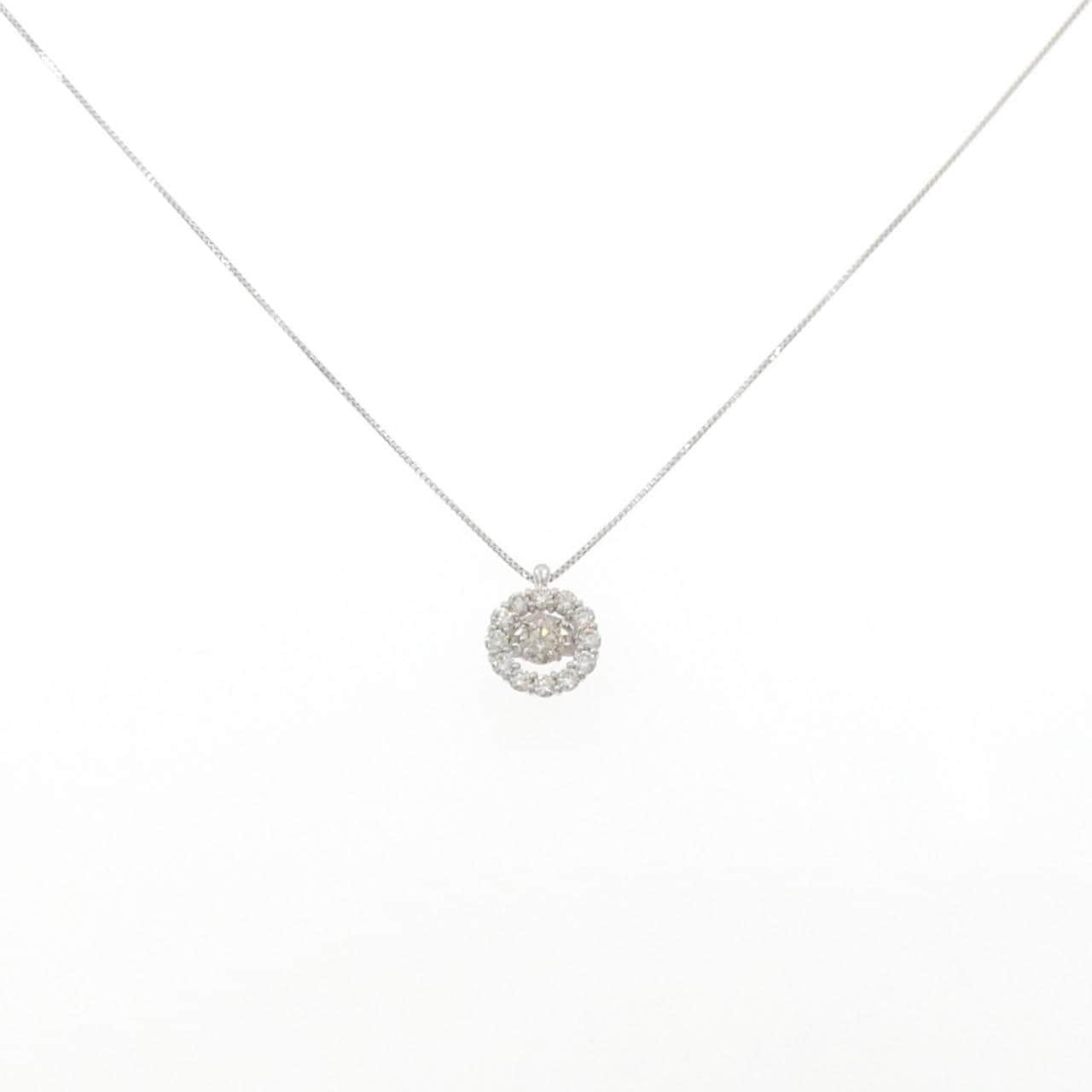 K18WG ダイヤモンド ネックレス 0.50CT
