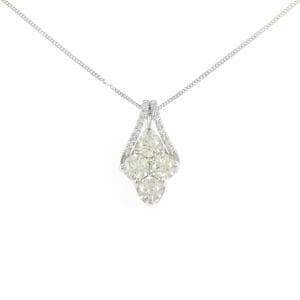 PT900/PT850 ダイヤモンド ネックレス 1.279CT