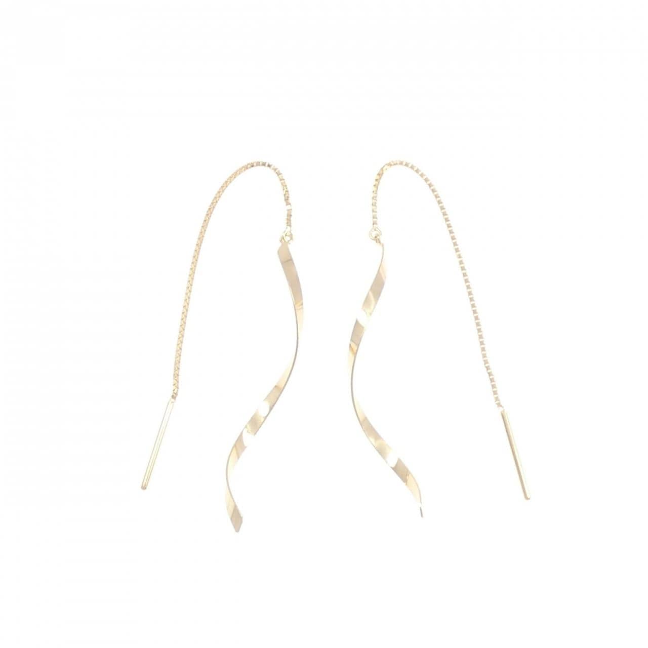 K18YG earrings