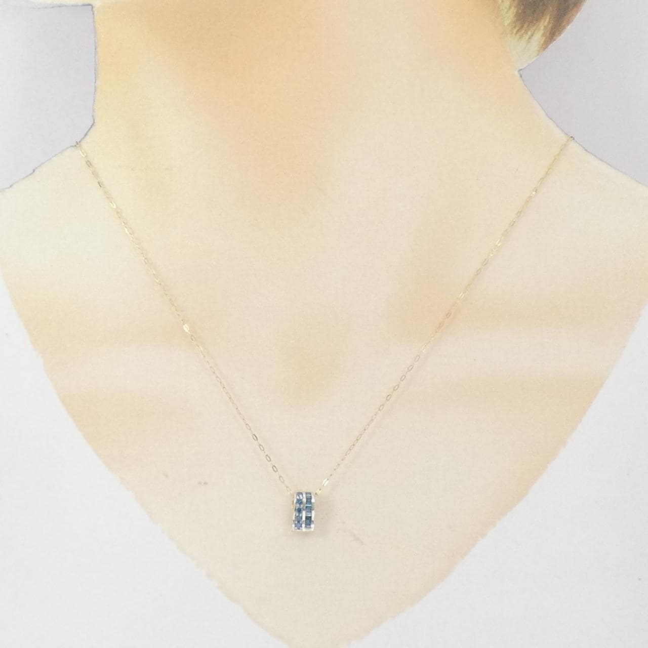 ジーエスティービー ダイヤモンド ネックレス 0.37CT