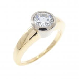 K18YG/K18WG ダイヤモンド リング 0.75CT