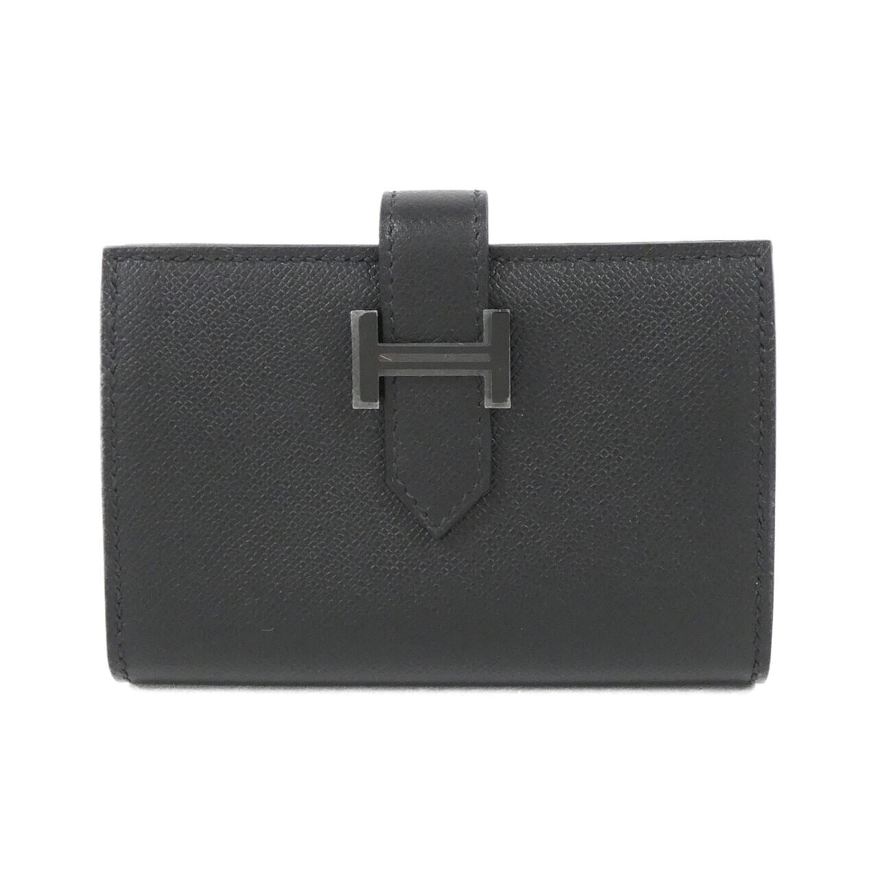 【未使用品】エルメス ベアン ミニ モノクローム 085917CH 財布