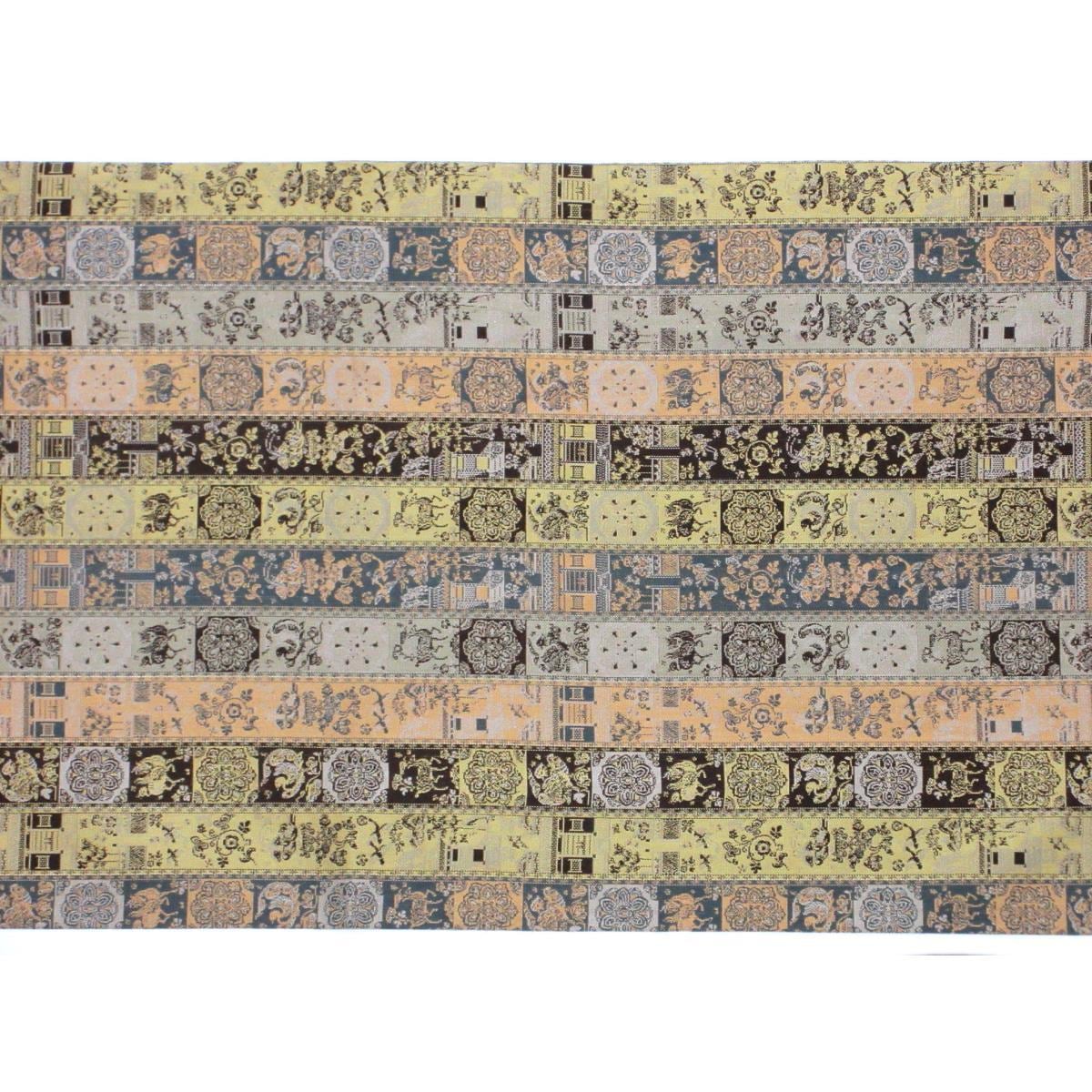 名古屋帯　龍村美術織物　開き名古屋　全通柄