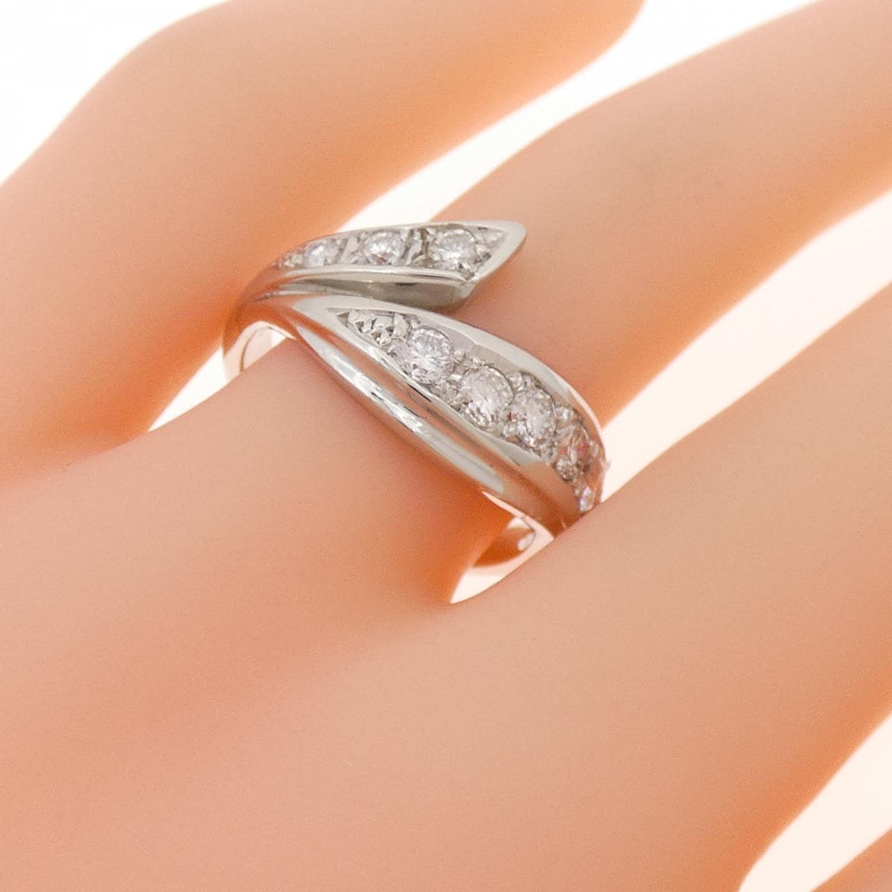 PT900 Diamond Ring 0.65CT