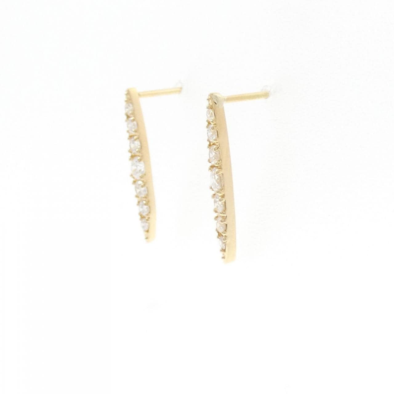 【リメイク】K18YG ダイヤモンド ピアス 0.30CT