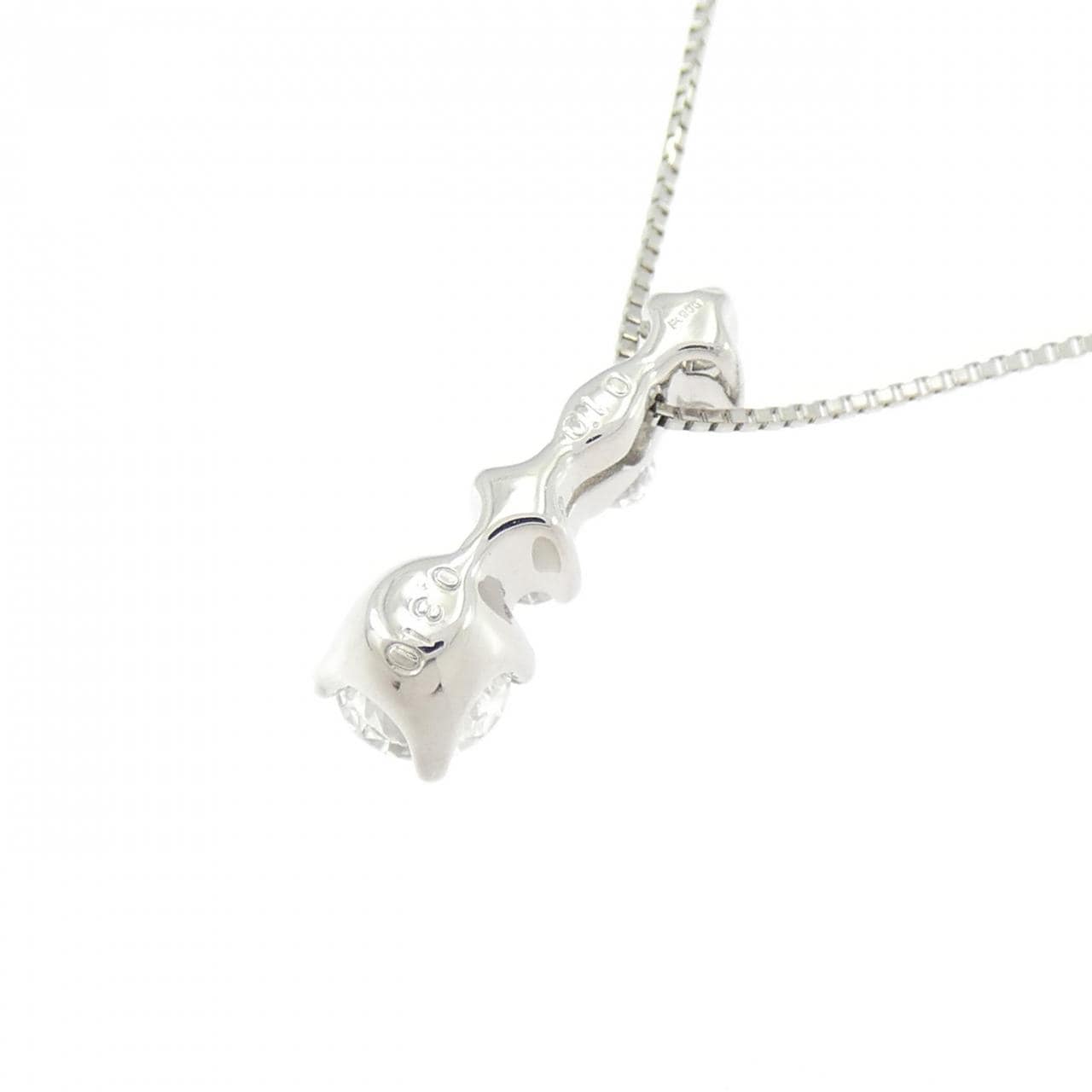 PT900/PT850 ダイヤモンド ネックレス 0.310CT E VVS1 EXT