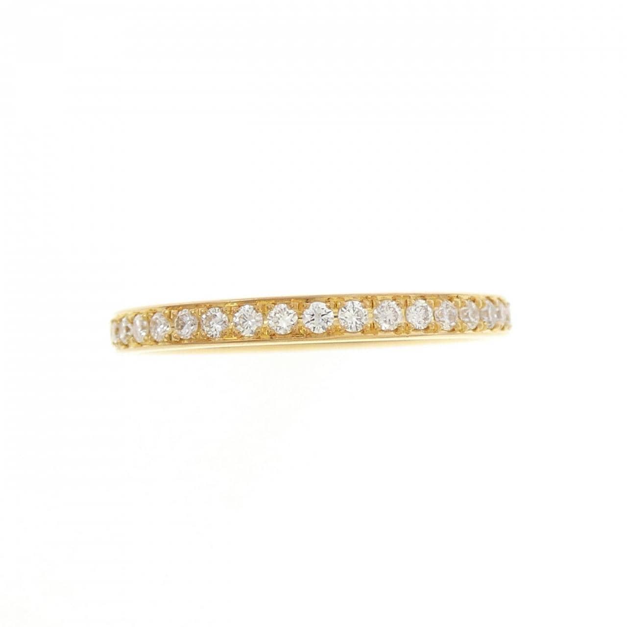 【リメイク】K24YG ハーフエタニティ ダイヤモンド リング 0.20CT