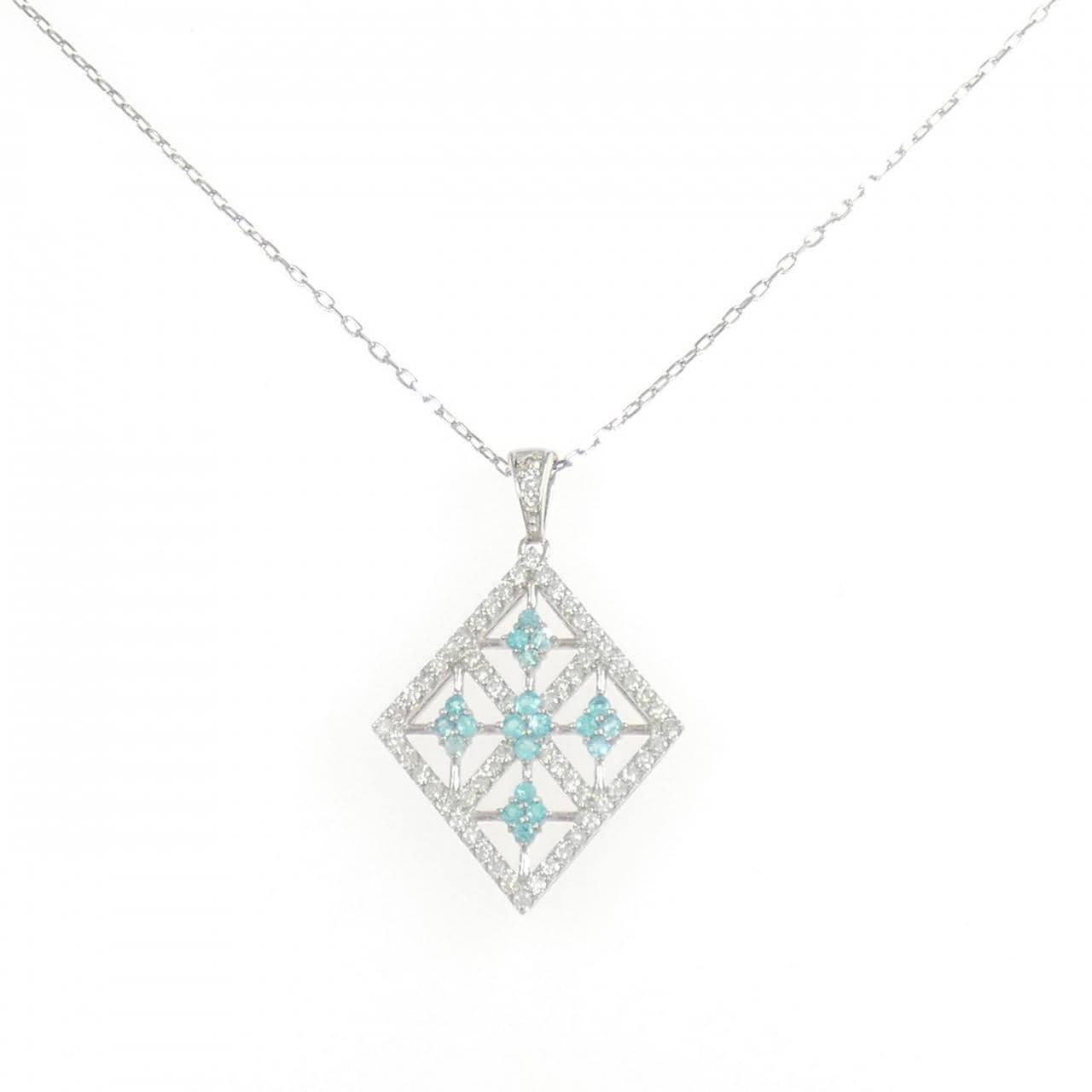PT900/PT850 トルマリン ネックレス 0.29CT