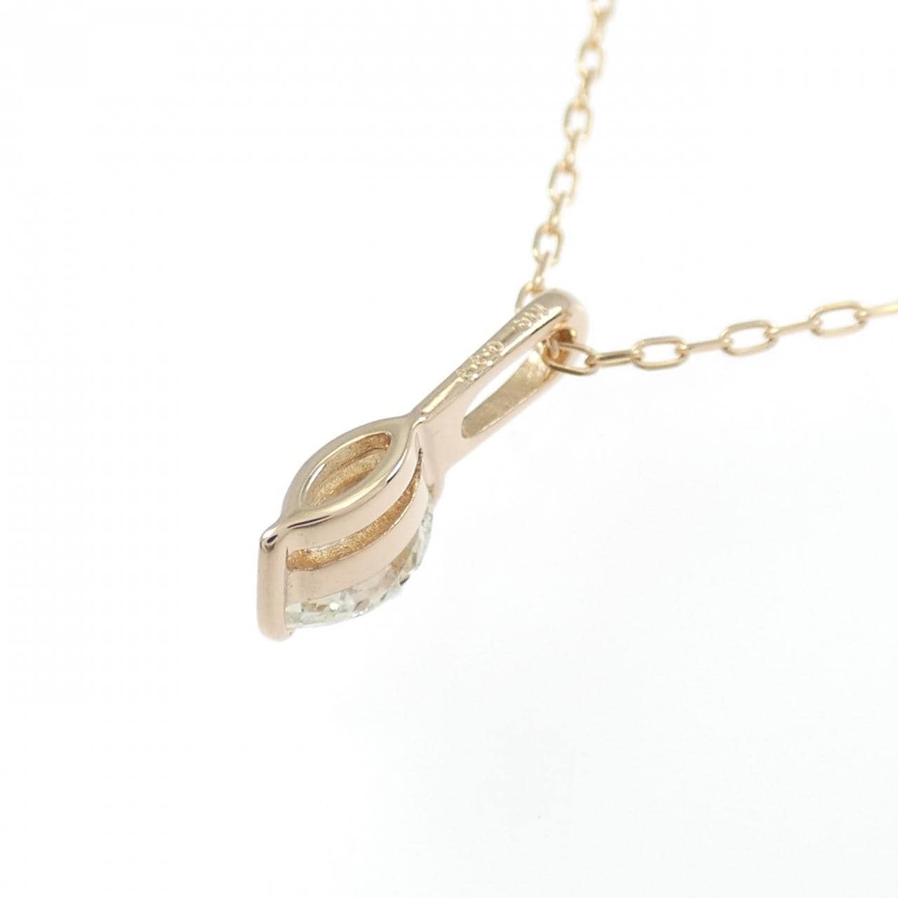 K18PG ダイヤモンド ネックレス 0.33CT