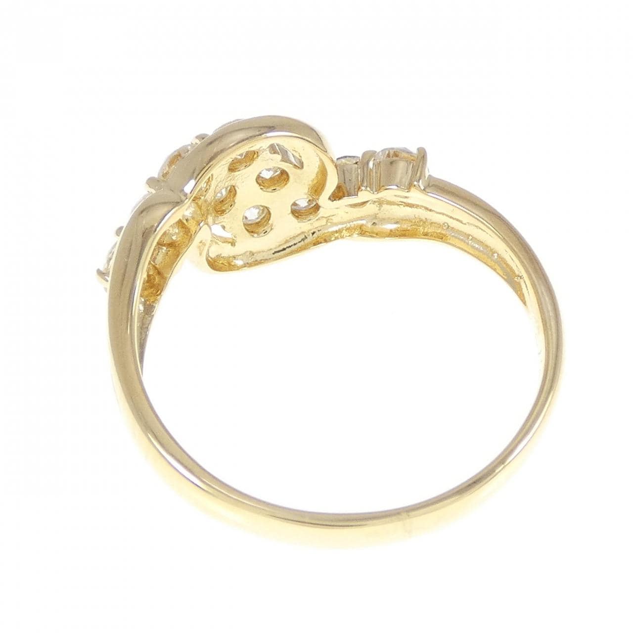 K18YG ダイヤモンド リング 0.72CT