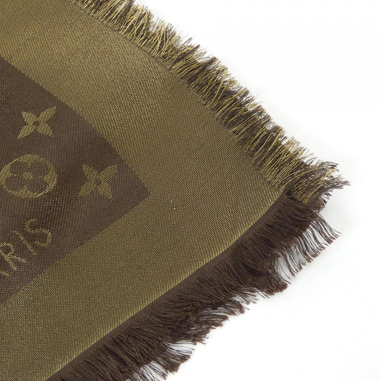 ルイヴィトン LOUIS VUITTON モノグラム シャイン M75122 ショール